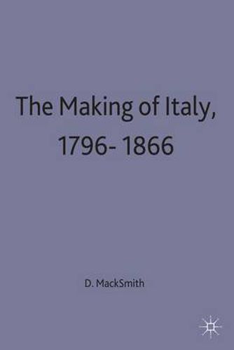 Cover image for The Making of Italy, 1796-1866