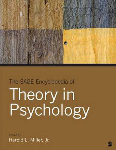 Cover image for The SAGE Encyclopedia of Theory in Psychology