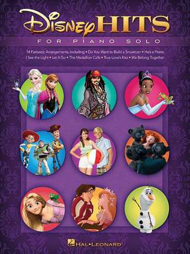 Cover image for Disney Hits for Piano Solo