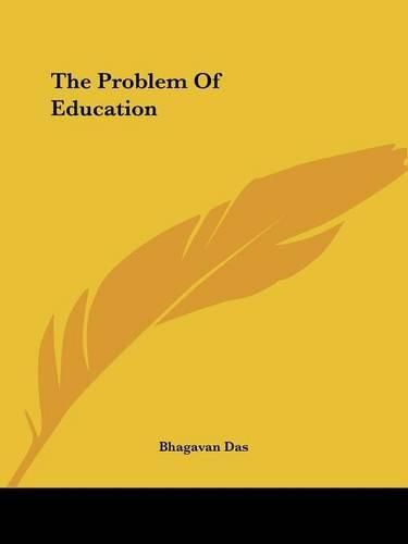 Cover image for The Problem of Education