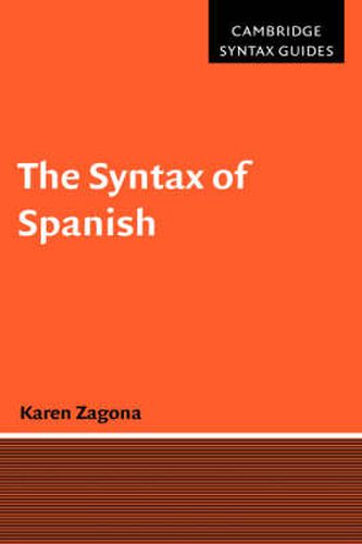 Cover image for The Syntax of Spanish