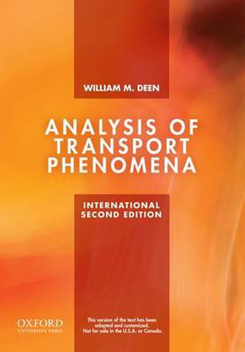 Cover image for Analysis of Transport Phenomena