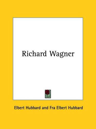 Cover image for Richard Wagner