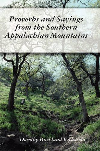 Cover image for Proverbs and Sayings from the Southern Appalachian Mountains