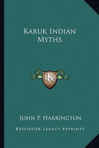 Cover image for Karuk Indian Myths