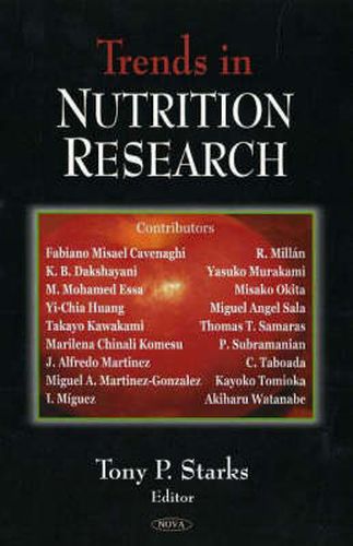 Cover image for Trends in Nutrition Research
