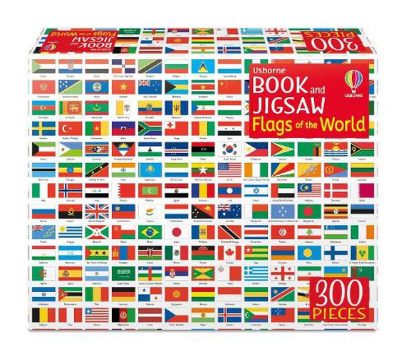 Cover image for Usborne Book and Jigsaw Flags of the World