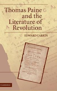 Cover image for Thomas Paine and the Literature of Revolution