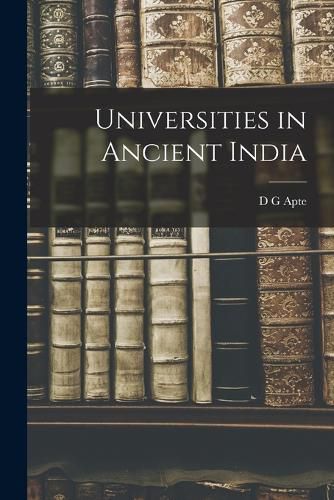 Cover image for Universities in Ancient India