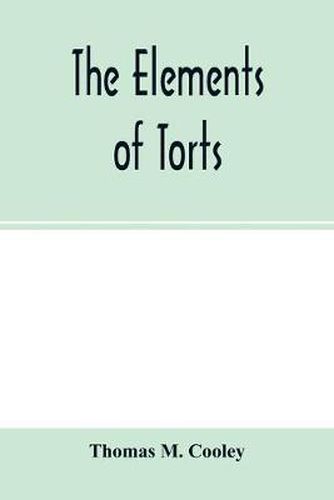 Cover image for The elements of torts