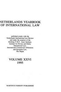 Cover image for Netherlands Yearbook of International Law, 1995, Vol XXVI