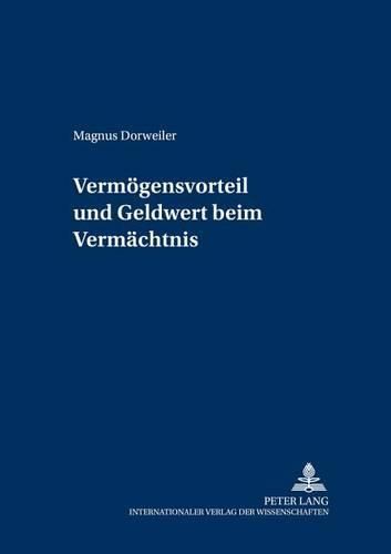 Cover image for Vermoegensvorteil Und Geldwert Beim Vermaechtnis