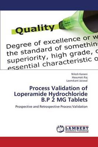 Cover image for Process Validation of Loperamide Hydrochloride B.P 2 MG Tablets