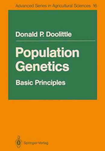 Cover image for Population Genetics:: Basic Principles