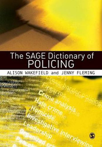 Cover image for The Sage Dictionary of Policing