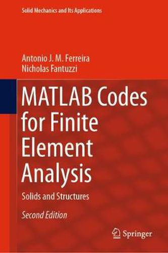 Cover image for MATLAB Codes for Finite Element Analysis: Solids and Structures