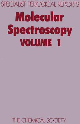 Cover image for Molecular Spectroscopy: Volume 1