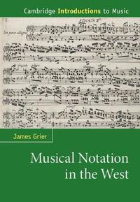 Cover image for Musical Notation in the West