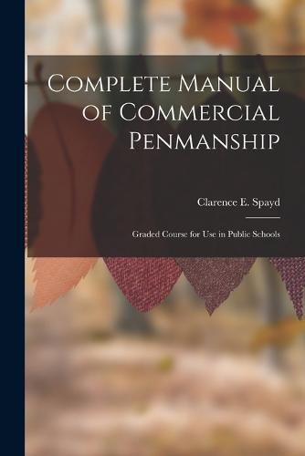Cover image for Complete Manual of Commercial Penmanship
