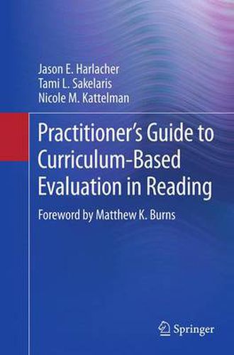 Cover image for Practitioner's Guide to Curriculum-Based Evaluation in Reading