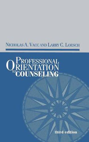 Cover image for Professional Orientation to Counseling