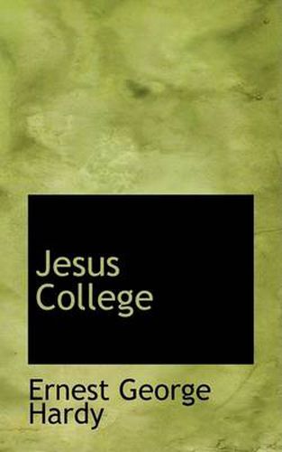 Cover image for Jesus College