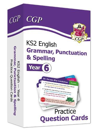 KS2 English Practice Question Cards: Grammar, Punctuation & Spelling - Year 6