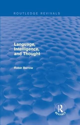 Cover image for Language, Intelligence, and Thought