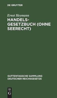 Cover image for Handelsgesetzbuch (Ohne Seerecht)