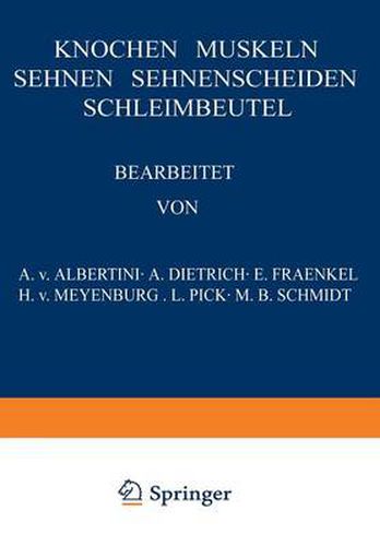 Cover image for Knochen - Muskeln Sehnen - Sehnenscheiden Schleimbeutel