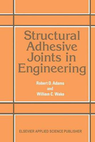 Cover image for Structural Adhesive Joints in Engineering