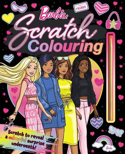 Cover image for Barbie: Scratch Colouring (Mattel)