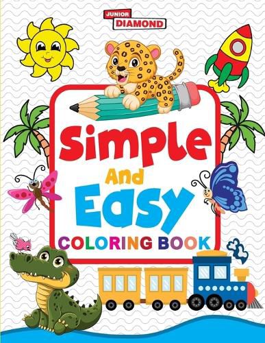 Cover image for Simple and Easy Colouring Book