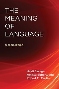 Cover image for The Meaning Of Language