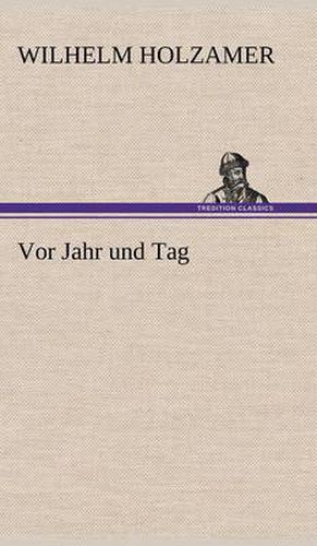 Cover image for VOR Jahr Und Tag