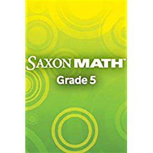 Cover image for Saxon Math Intermediate 5: Instructional Presentation CD
