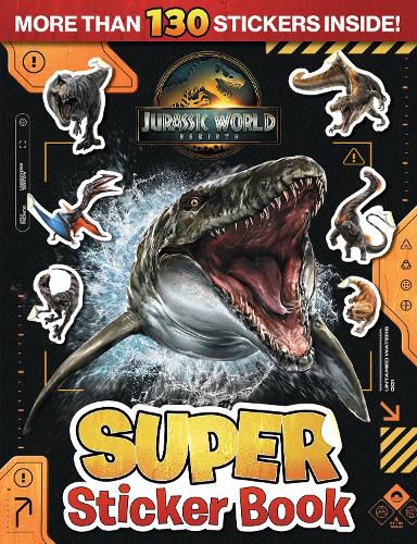 Cover image for Jurassic World Rebirth: Super Sticker Book (Universal)