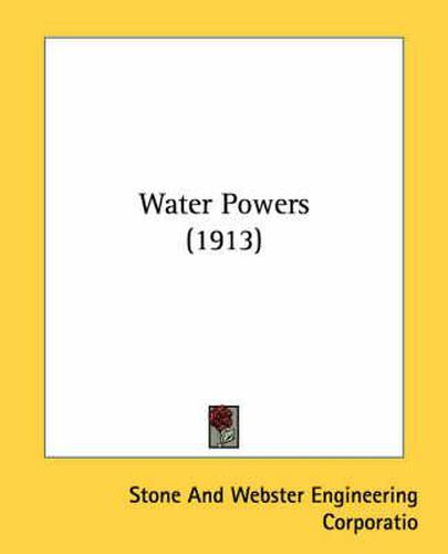 Cover image for Water Powers (1913)