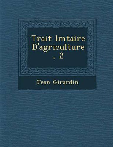 Trait L Mtaire D'Agriculture, 2