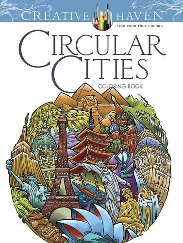 Cover image for Creative Haven Circular Cities Coloring Book