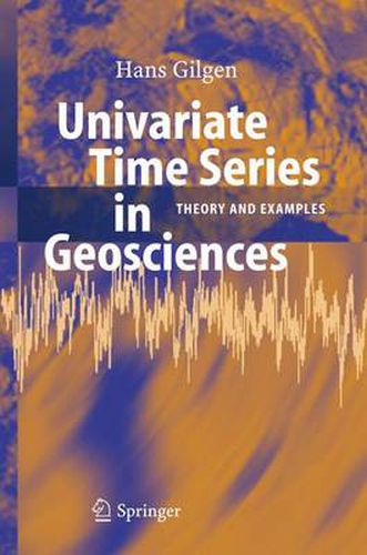 Cover image for Univariate Time Series in Geosciences: Theory and Examples
