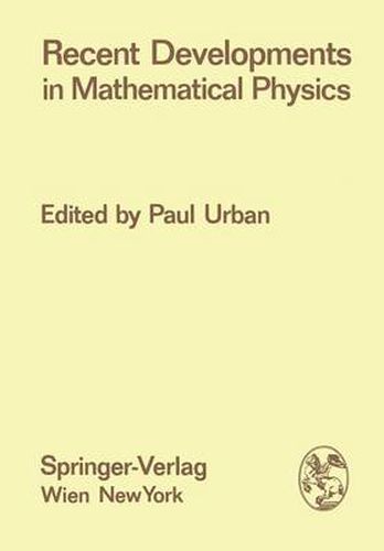 Cover image for Recent Developments in Mathematical Physics