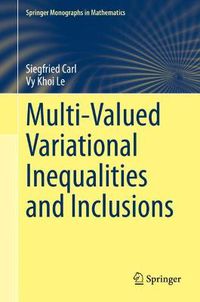 Cover image for Multi-Valued Variational Inequalities and Inclusions