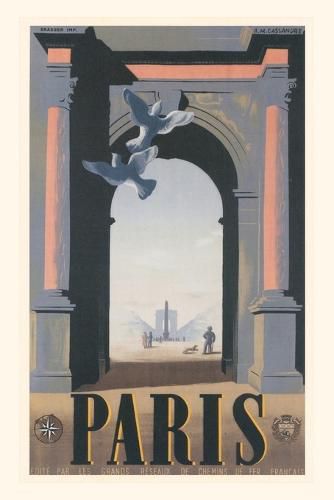 Cover image for Vintage Journal Doves by Arch, Paris, France