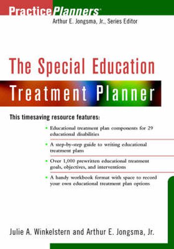 Cover image for The Special Education Treatment Planner