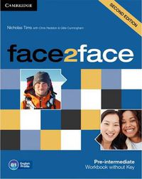 Cover image for face2face Pre-intermediate Workbook without Key