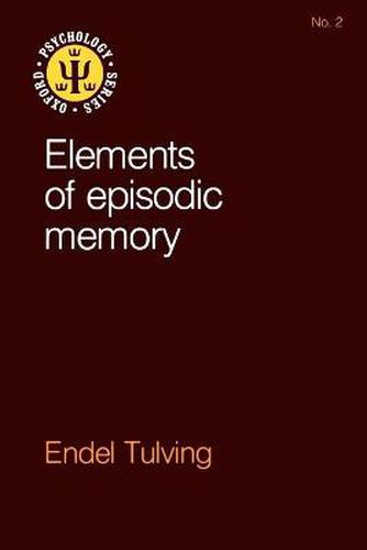 Cover image for Elements of Episodic Memory