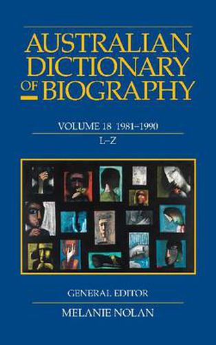 Cover image for Australian Dictionary of Biography V18 L-Z