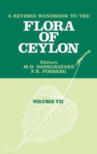 Cover image for A Revised Handbook to the Flora of Ceylon