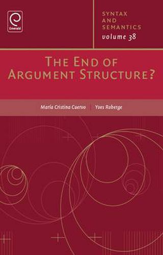 Cover image for The End of Argument Structure